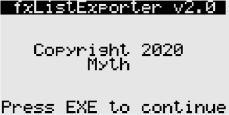 Featured image of post fxListExporter v2.0 | 将fx-9860系列内置LIST用CSV文件或二维码导出